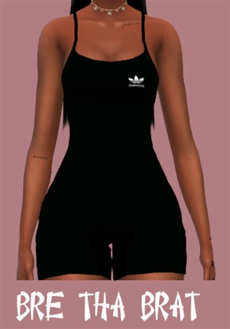 Adidas Jumpsuit Bre Adidas Jumpsuit Sims 4 Mods Clothes Sims 4