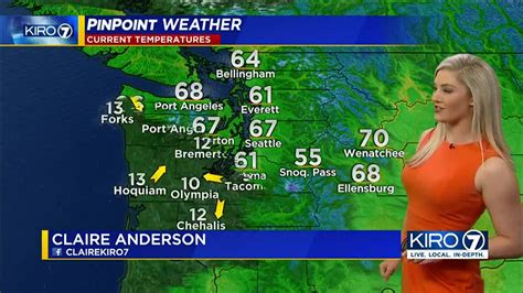 Kiro 7 Pinpoint Weather Video For Wed Evening Kiro 7 News Seattle