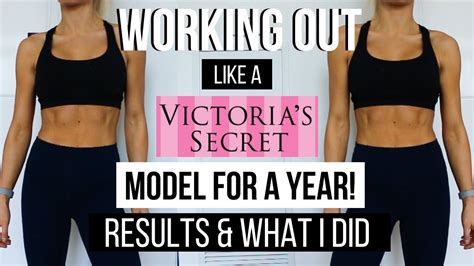 I Trained Like All The Victoria S Secret Model S For A Full Year