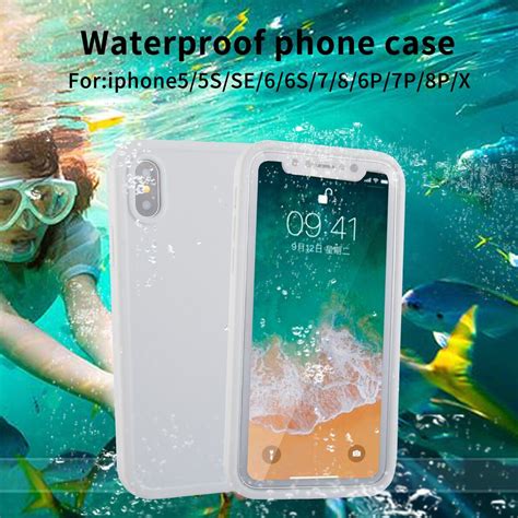 Ip68 Real Waterproof Phone Case For Iphone Xs Max Xr X 8 7 Plus 6 6s