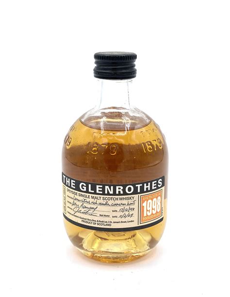 The Glenrothes Speyside Single Malt Scotch Whisky Distilled In 1998