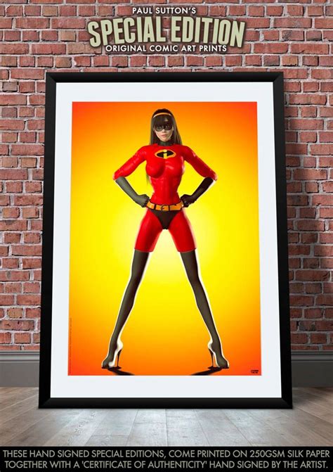 The Incredible Violet Parr Make A Stance Print By Paulsuttonart On