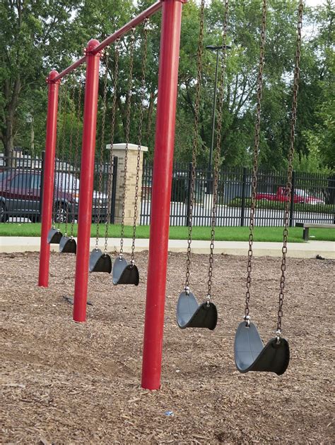 Hd Wallpaper Swing Kids Fun Play Park Swings Playground Tree