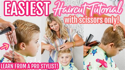 However, there's a high chance you'll miss some parts. How To Cut Hair With Scissors For Beginners At Home - YouTube