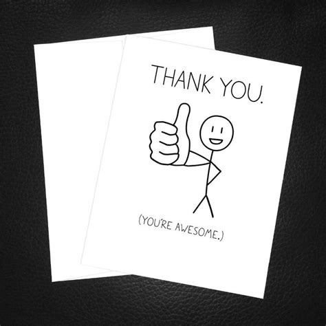 8 Best Funny Thank You Cards For Awesome People Images On Pinterest