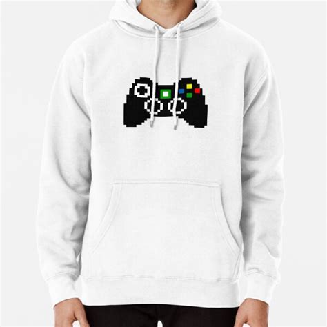 Xbox 360 Controller Pixel Art Pullover Hoodie For Sale By Crampsy