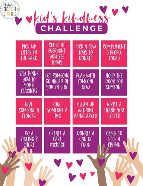 11 Kindness Challenge Ideas And Printables For 2022 2022