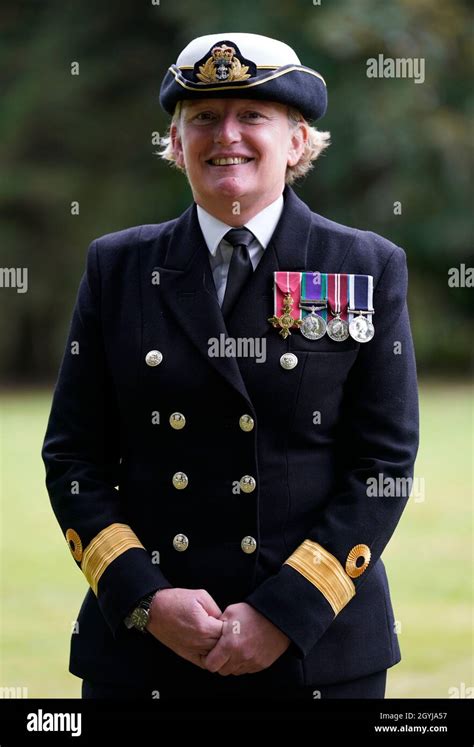 96 Year Old Veteran Womens Royal Naval Service Hi Res Stock Photography