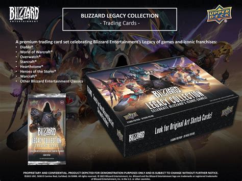 Upper Deck Unveils Blizzard Legacy Trading Card Collection Actualit S