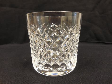 vintage waterford crystal old fashioned glass alana pattern introduced in 1952 gothic w this