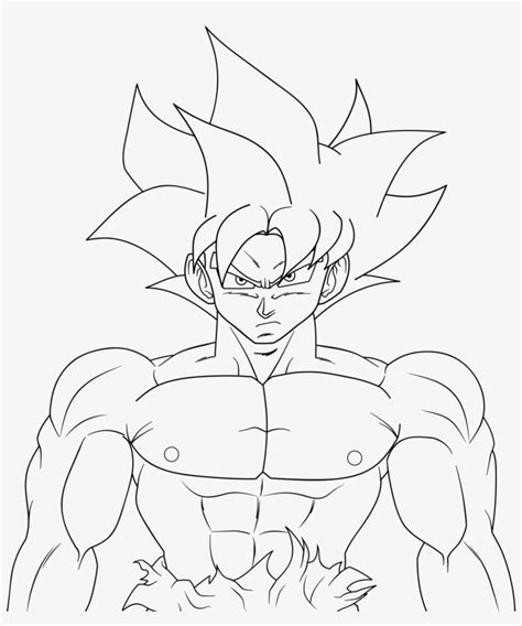 How To Draw Goku Ultra Instinct Really Easy Drawing T