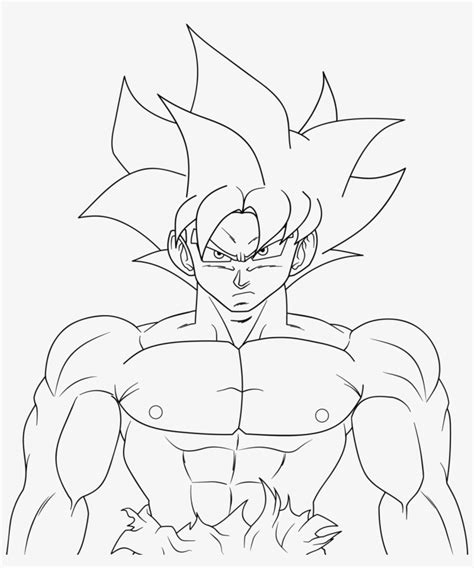 28 Collection Of Ultra Instinct Goku Drawing Easy Goku Ultra Instinct