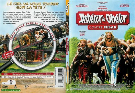 Asterix contre cesar film de claude zidi voix de césar: Jaquette DVD de Astérix et Obélix contre César - SLIM ...
