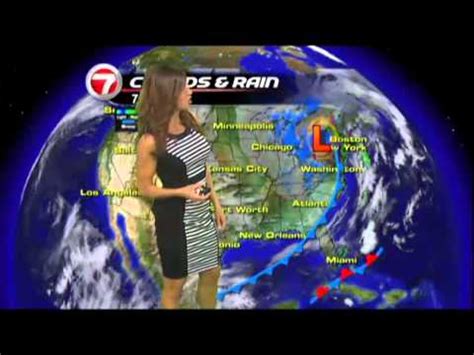 WSVN Julie Durda Weather 1 13 2012 YouTube