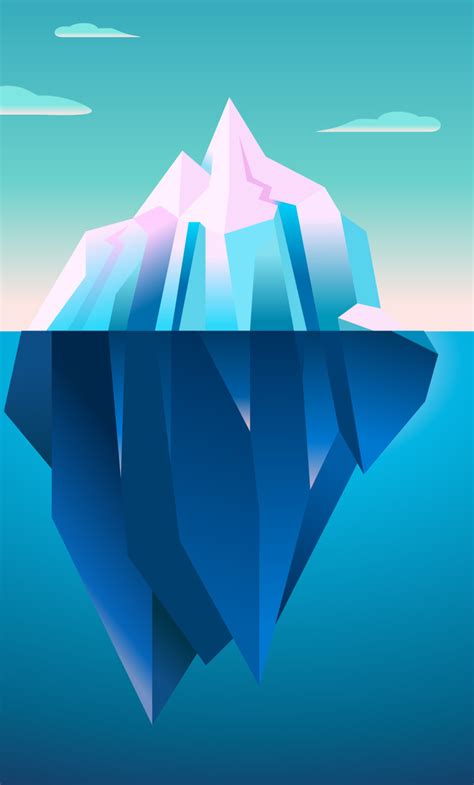 1280x2120 Iceberg Minimalism Iphone 6 Hd 4k Wallpapersimages