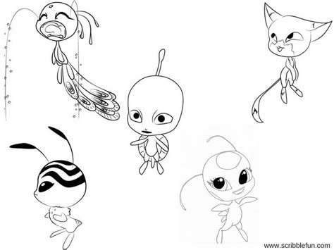 Miraculous ladybug coloring pages kwami. Free Printable Miraculous Ladybug and Cat Noir Coloring Pages - ScribbleFun