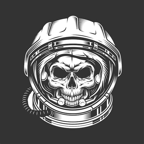 Skull Dark Astronaut