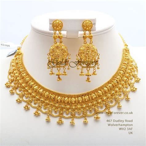 22 Carat Indian Gold Necklace Set 477 Grams Codens1007 7a0 Gold
