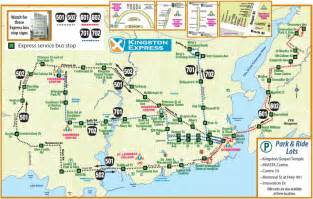 Map Of Express Transit Routes In Kingston Ontario Kingston 2011