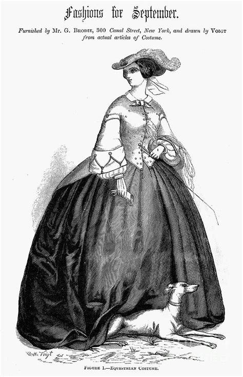 Womens Fashion 1857 Photograph By Granger Fine Art America