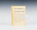 The Poverty of Historicism Karl Popper First Edition Signed