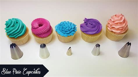 Cupcake Piping Techniques Tutorial Vlrengbr