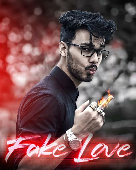 Fake Love Photo Editing By Learningwithsr 2020 Vijay Mahar Fake Love
