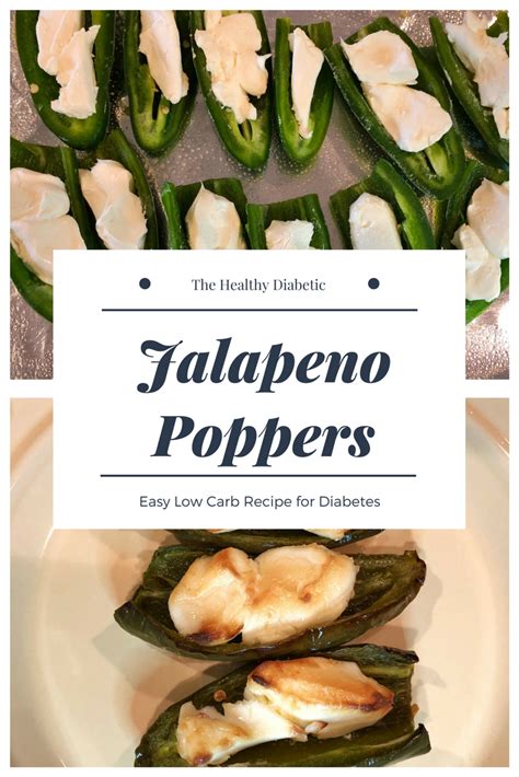 Healthy Jalapeño Poppers Diabetic Jalapeño Poppers Healthy Diabetic