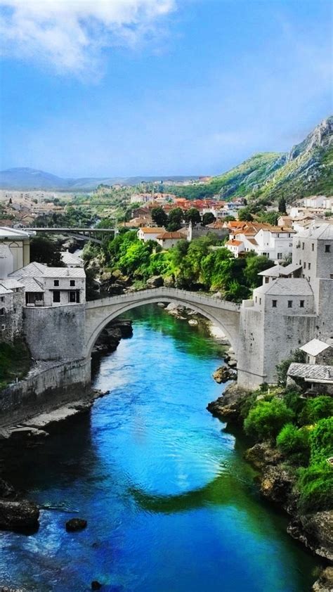 Step into peaceful woods, towering mountains, and deserts, all from your desktop! Landscape Wallpaper bosnia and herzegovina mostar old town ...