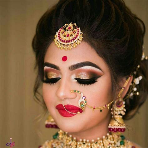 Top 20 Trendy Indian Bridal Makeup Images Makeup Artist In Delhi
