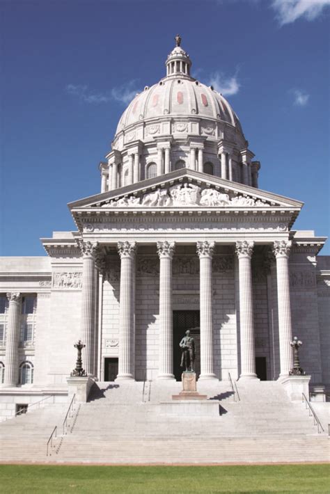 State Capitol Building In Jefferson City Missouri