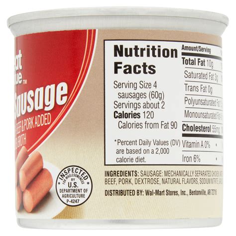 Hormel Vienna Sausage Nutrition Facts Nutrition Ftempo