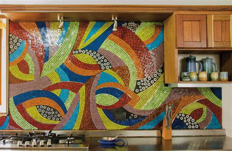 19 Ceramic Tile Mosaic Kitchen Backsplash Designs And Ideas For 2023