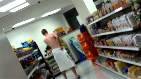 Naked In A Store Funny Prank Youtube