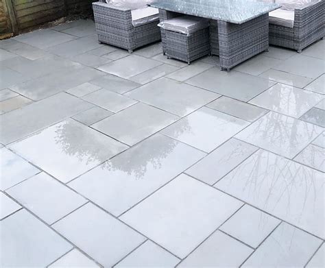 Kandla Grey Indian Sandstone Is A Stunning Contemporary Choice Of