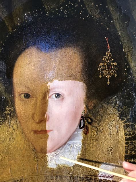 This 400 Year Old Painting Being Restored Is The Most Satisfying Thing