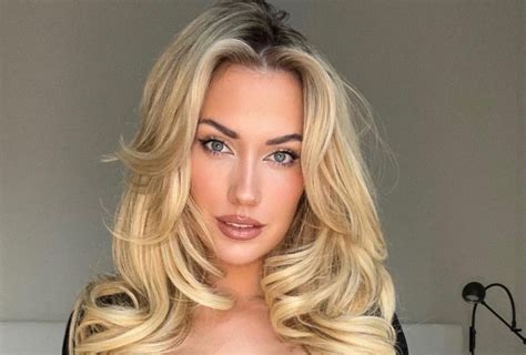 Paige Spiranac Shows Off Cleavage In Green Jacket While Saying Her Puppies Are A Skill Set