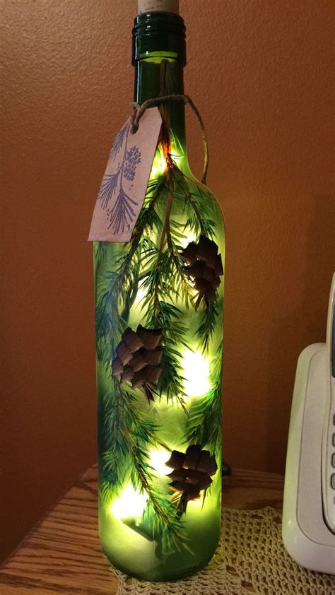 Crafts From Wine Bottles 17 Best Images About Holiday Illumination On