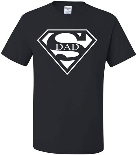 Super Dad T Shirt Funny Superhero Fathers Day Tee Shirt Amazonca