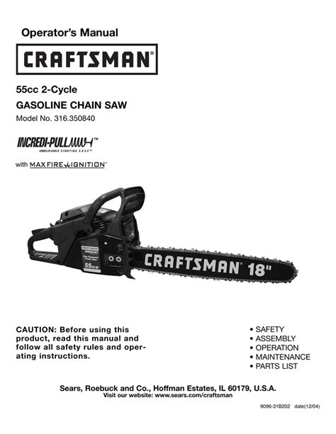 Craftsman Operators Manual Pdf Download Manualslib 48 Off