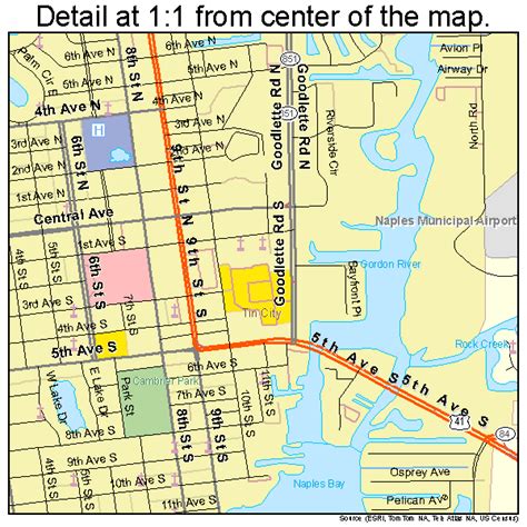 Naples Florida Street Map 1247625