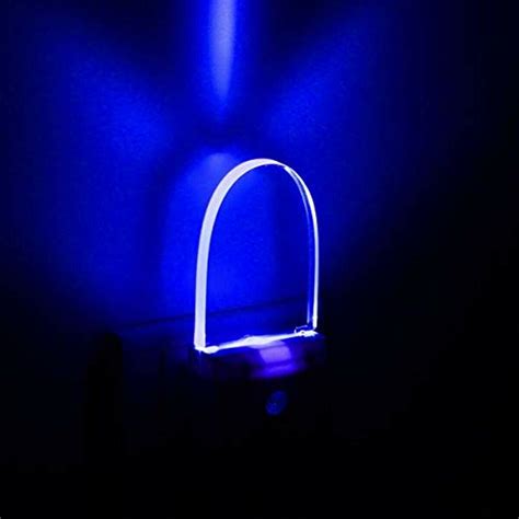 Nice Blue Glow Plug In Led Night Light With Dusk To Dawn Sensor