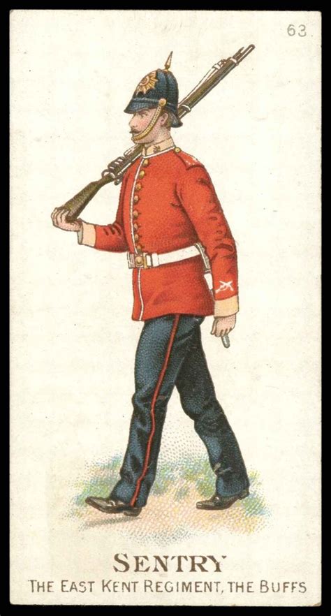 Gallaher ‘types Of British And Colonial Regiments B 63 Sentry The