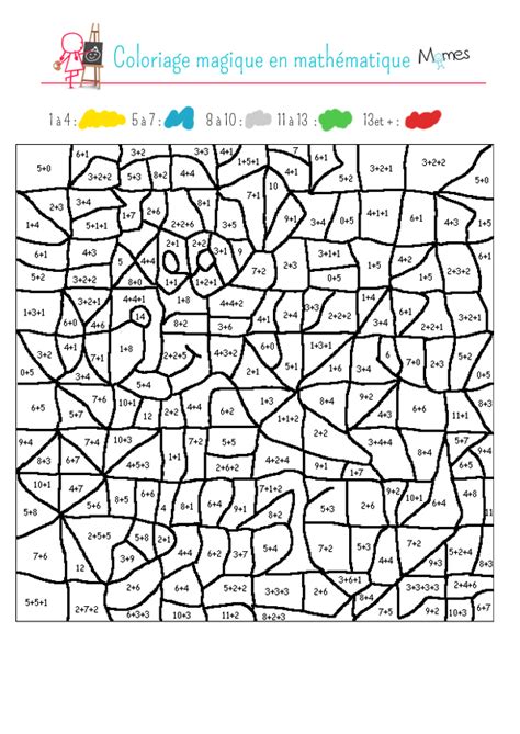 Coloriage magique à imprimer pour le ce1 sur le son e é, er, ez, et j'apprends plus facilement avec les coloriages magiques ! Coloriage magique: exercice - Momes.net