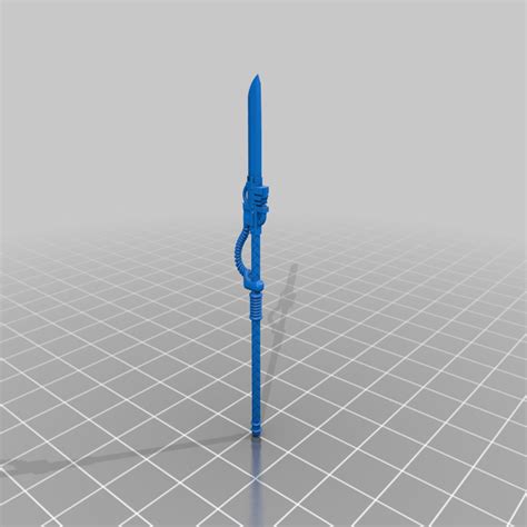 Free Stl File Grey Knight Halberd・3d Printable Model To Download・cults