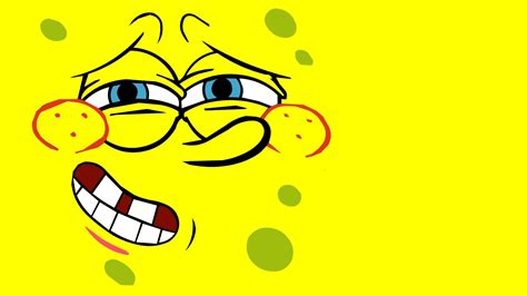 Have you ever seen someone dressed in a white collared shirt underwater? Funny Spongebob Wallpapers (77+ background pictures)