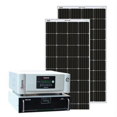 Battery 1 Kw Hybrid Mono Perc Loom Solar System For Residential At Rs