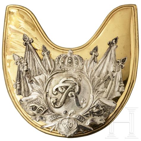 Sold Price A Gorget For Troopers In The Garde Du Corps Regiment Circa