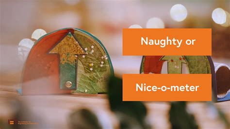 have you been naughty or nice this year make a nice o meter to see who s on santa s naughty