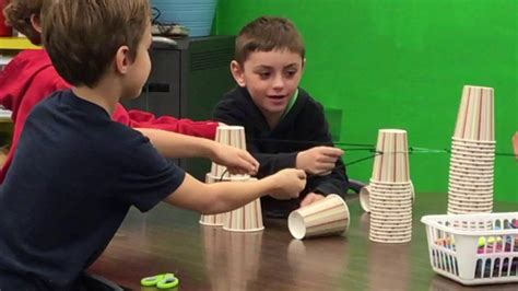 Team Building Stem Challenge Stack Cups Youtube